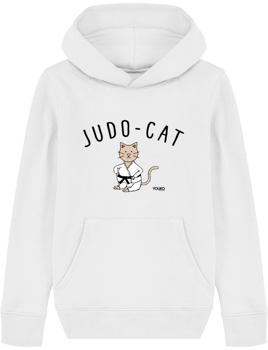 SWEAT SHIRT CAPUCHE KIDS JUDO CAT youkojudo– YOUKO