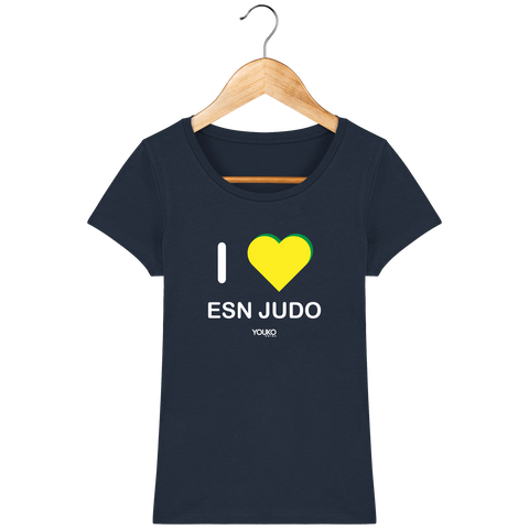 T-SHIRT FEMME JUDO ESN - I LOVE ESN JUDO