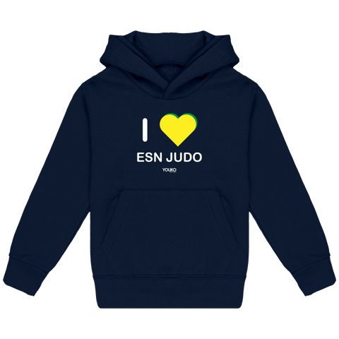 SWEAT SHIRT À CAPUCHE JUDO ENFANT ESN - I LOVE ESN