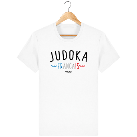 T Shirt Judo Homme Blanc Youko - Judoka Français