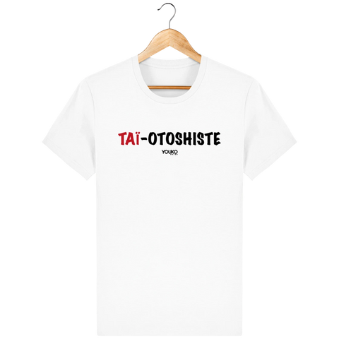 T Shirt Judo Homme Blanc Youko - Tai Otoshiste