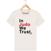 T Shirt Judo Homme Blanc Vintage Youko - In Judo We Trust