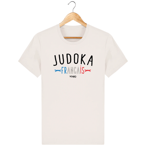 T Shirt Judo Homme Blanc Vintage Youko - Judoka Français