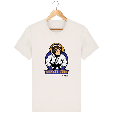 T Shirt Homme Blanc Vintage Youko Judo - Monkey Judo