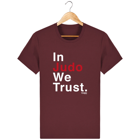 T Shirt Judo Homme Bordeaux Youko - In Judo We Trust