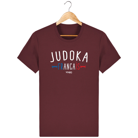 T Shirt Judo Homme Bordeaux Youko - Judoka Français