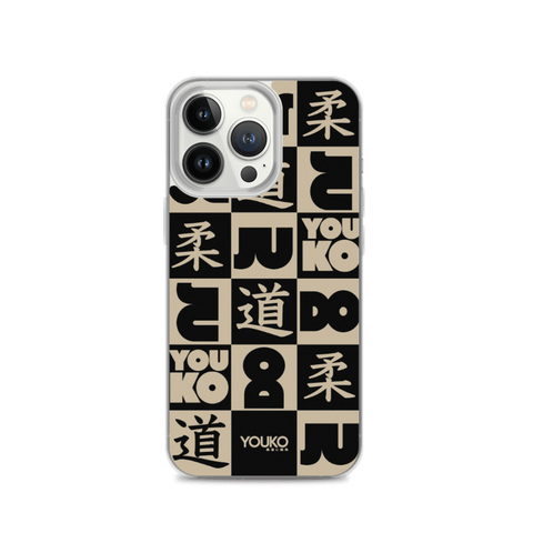 COQUE TÉLÉPHONE  - DAMIER BEIGE