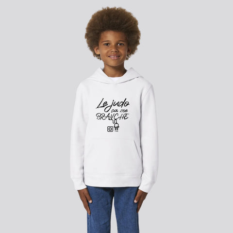 SWEAT SHIRT CAPUCHE KIDS - LE JUDO CA ME BRANCHE Tunetoo