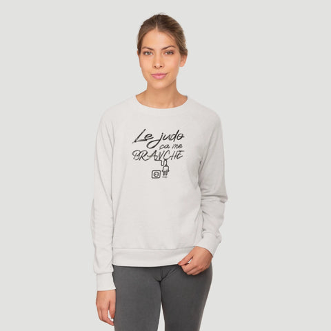 SWEAT-SHIRT FEMME - LE JUDO CA ME BRANCHE Tunetoo