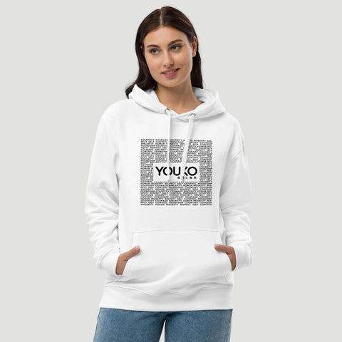 SWEAT SHIRT CAPUCHE FEMME - YOUKO CODE MORAL Tunetoo