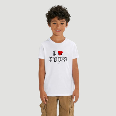 T-SHIRT KIDS - I LOVE JUDO Tunetoo