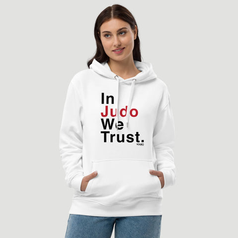 SWEAT SHIRT CAPUCHE FEMME - IN JUDO WE TRUST Tunetoo