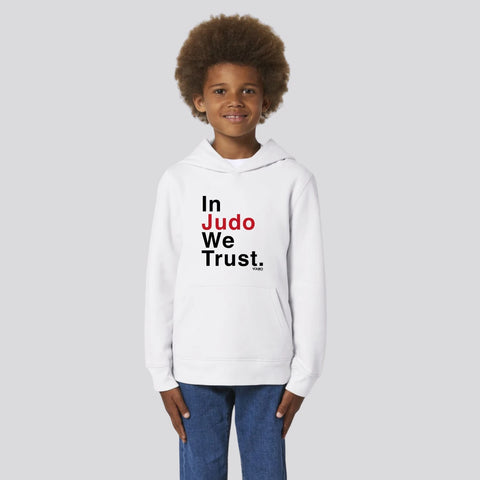 SWEAT SHIRT CAPUCHE KIDS - IN JUDO WE TRUST Tunetoo