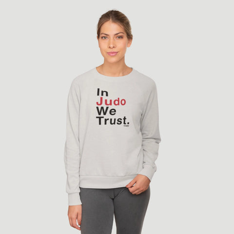 SWEAT-SHIRT FEMME - IN JUDO WE TRUST Tunetoo
