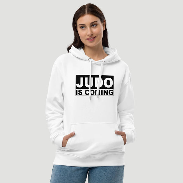 SWEAT SHIRT CAPUCHE FEMME - JUDO IS COMING Tunetoo