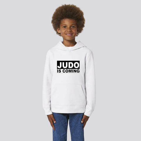 SWEAT SHIRT CAPUCHE KIDS - JUDO IS COMING Tunetoo