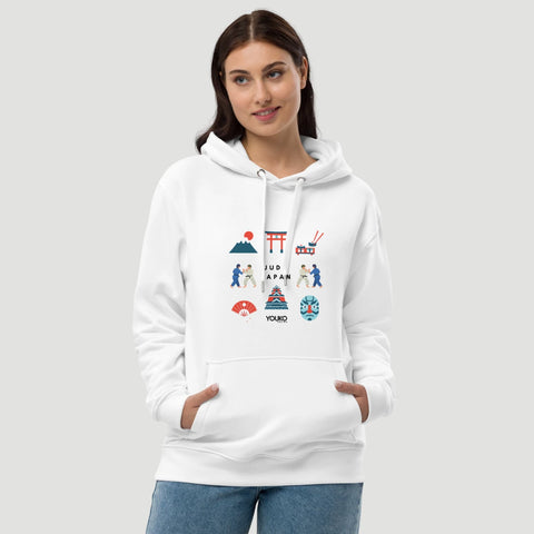 SWEAT SHIRT CAPUCHE FEMME - JUDO JAPAN Tunetoo