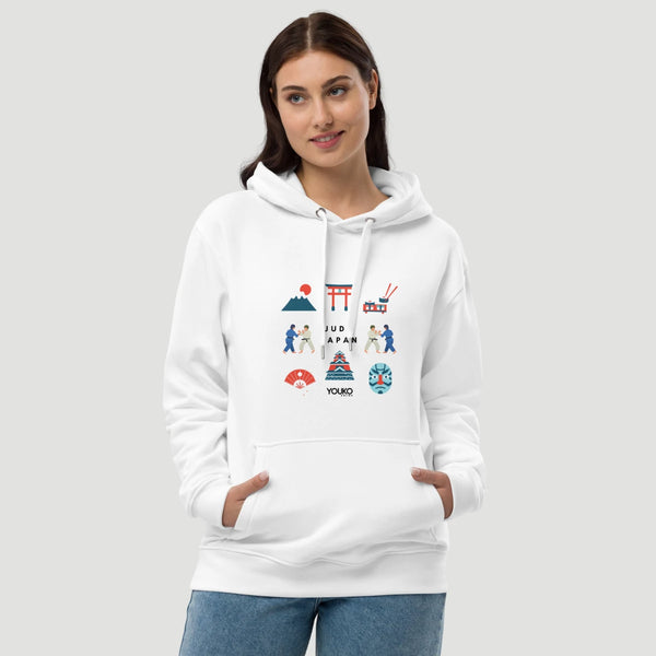 SWEAT SHIRT CAPUCHE FEMME - JUDO JAPAN Tunetoo