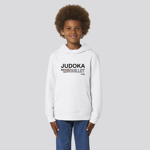 SWEAT SHIRT CAPUCHE KIDS - JUDOKA MAIS PAS DOUILLET Tunetoo