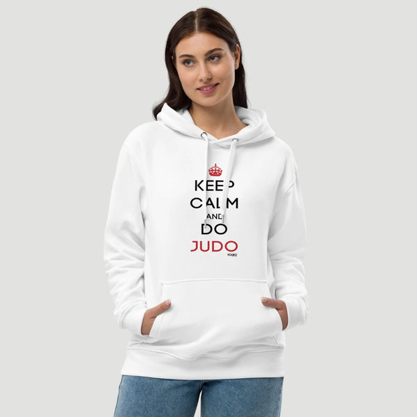 SWEAT SHIRT CAPUCHE FEMME - KEEP CALM AND DO JUDO Tunetoo