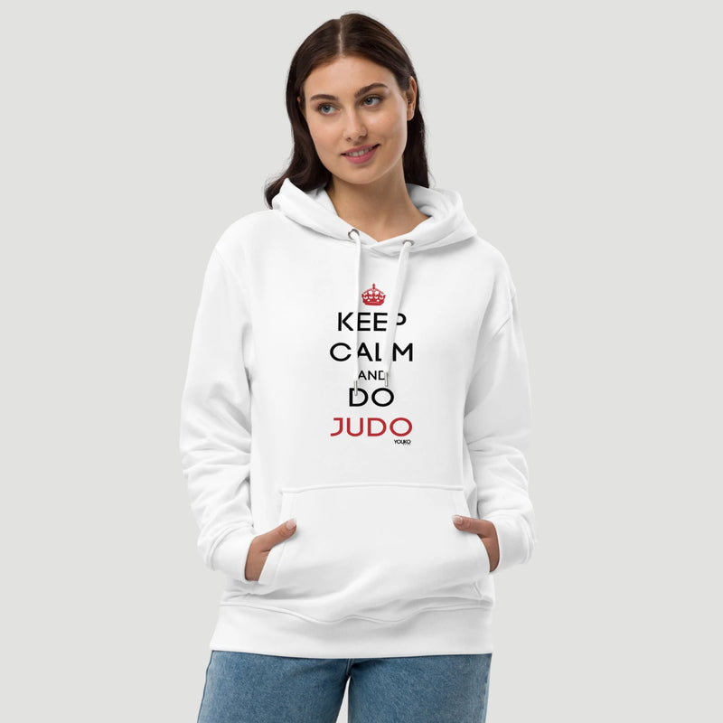 SWEAT SHIRT CAPUCHE FEMME - KEEP CALM AND DO JUDO Tunetoo