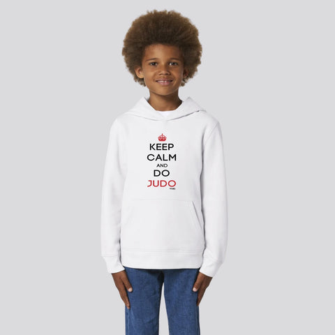 SWEAT SHIRT CAPUCHE KIDS - KEEP CALM AND DO JUDO Tunetoo