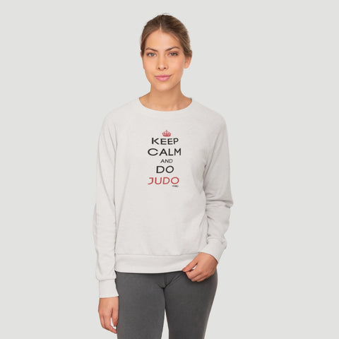 SWEAT-SHIRT FEMME - KEEP CALM AND DO JUDO Tunetoo