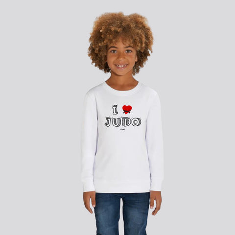 SWEAT SHIRT KIDS - I LOVE JUDO Tunetoo