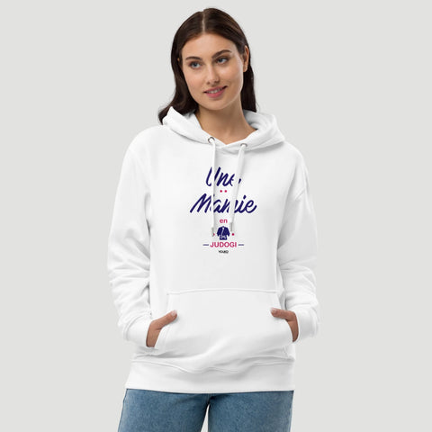 SWEAT SHIRT CAPUCHE FEMME - UNE MAMIE EN JUDOGI Tunetoo
