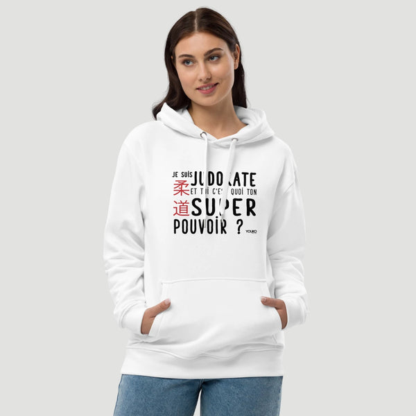 SWEAT SHIRT CAPUCHE FEMME - SUPER POUVOIR Tunetoo