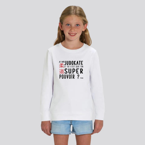 SWEAT SHIRT KIDS - SUPER POUVOIR (F) Tunetoo
