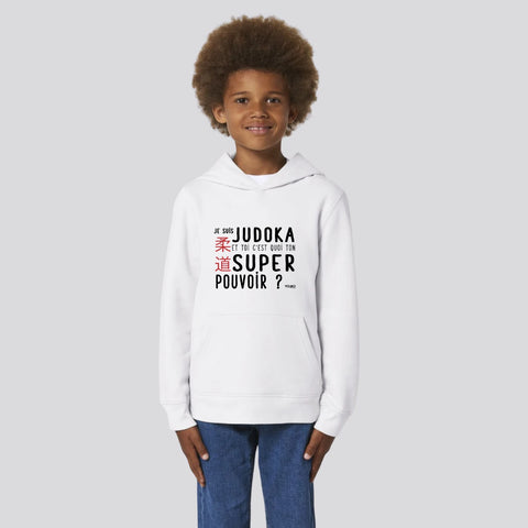 SWEAT SHIRT CAPUCHE KIDS - SUPER POUVOIR (G) Tunetoo