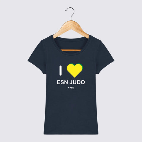 T-SHIRT FEMME JUDO ESN - I LOVE ESN JUDO