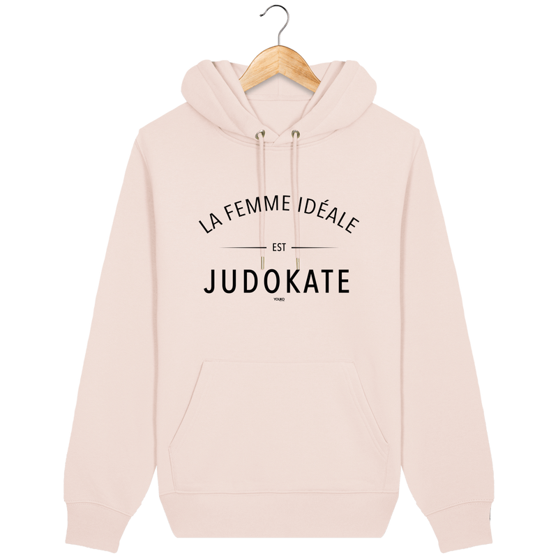 SWEAT SHIRT CAPUCHE FEMME - LA FEMME IDEALE EST JUDOKATE Tunetoo