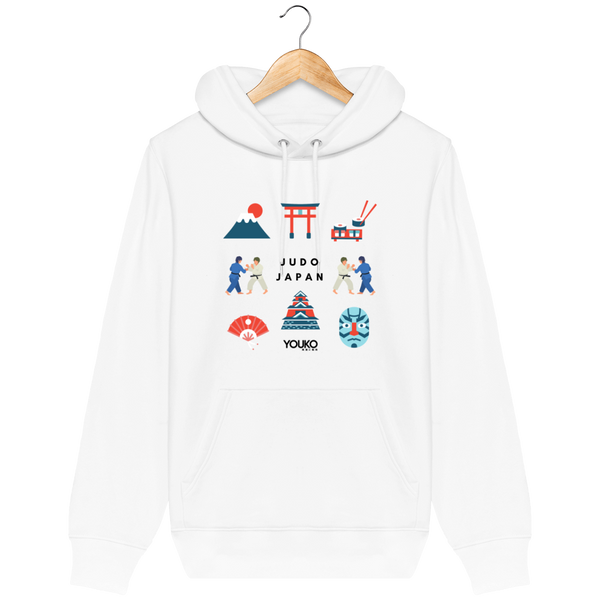 SWEAT SHIRT CAPUCHE FEMME - JUDO JAPAN Tunetoo