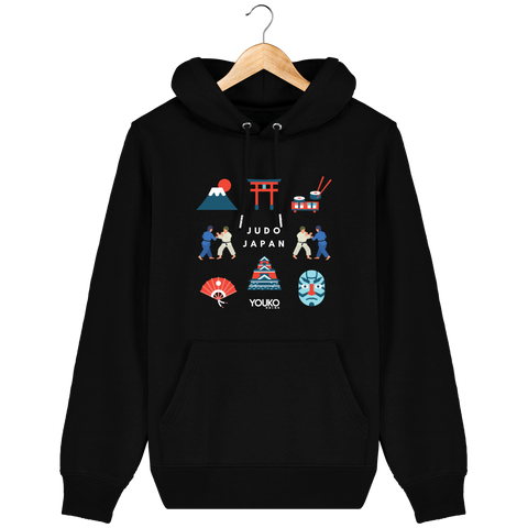 SWEAT SHIRT CAPUCHE FEMME - JUDO JAPAN Tunetoo