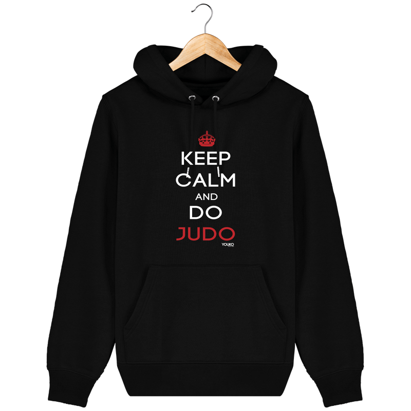 SWEAT SHIRT CAPUCHE FEMME - KEEP CALM AND DO JUDO Tunetoo