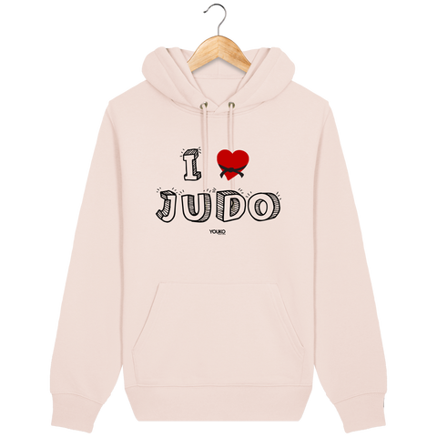 SWEAT SHIRT CAPUCHE FEMME - I LOVE JUDO Tunetoo
