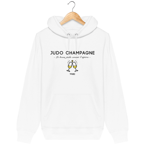 SWEAT SHIRT CAPUCHE FEMME - JUDO CHAMPAGNE Tunetoo