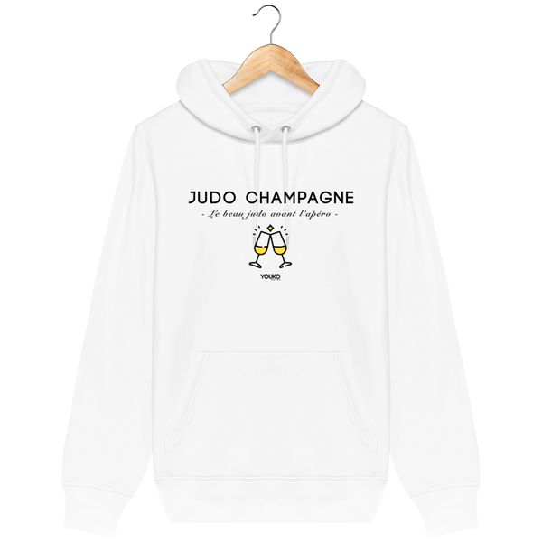 SWEAT SHIRT CAPUCHE FEMME - JUDO CHAMPAGNE Tunetoo