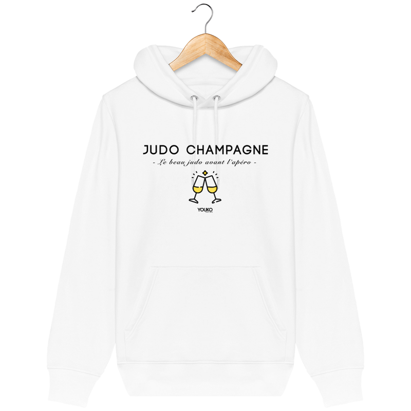 SWEAT SHIRT CAPUCHE FEMME - JUDO CHAMPAGNE Tunetoo