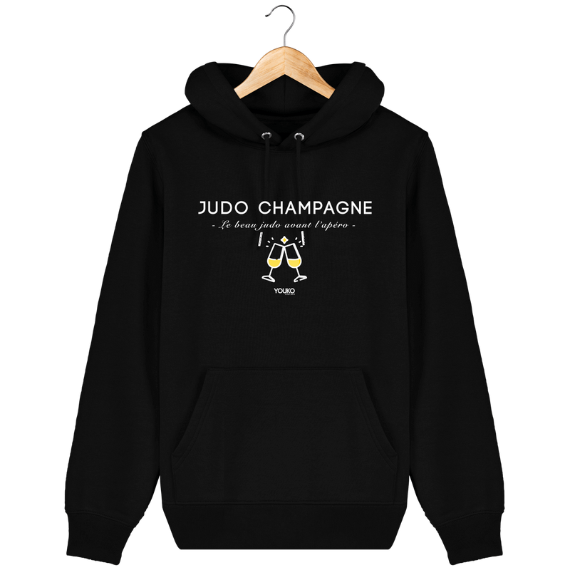SWEAT SHIRT CAPUCHE FEMME - JUDO CHAMPAGNE Tunetoo