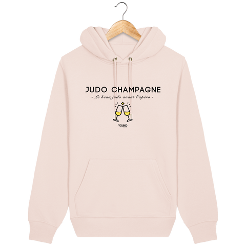 SWEAT SHIRT CAPUCHE FEMME - JUDO CHAMPAGNE Tunetoo