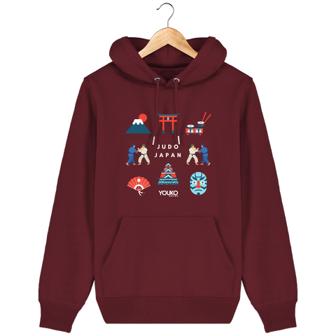 SWEAT SHIRT CAPUCHE HOMME - JUDO JAPAN Tunetoo