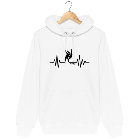SWEAT SHIRT CAPUCHE HOMME - JUDO HEARTRATE Tunetoo
