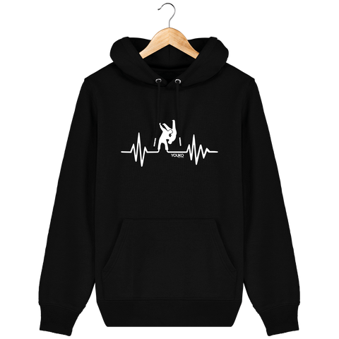 SWEAT SHIRT CAPUCHE HOMME - JUDO HEARTRATE Tunetoo