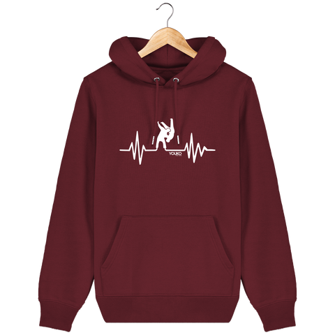 SWEAT SHIRT CAPUCHE HOMME - JUDO HEARTRATE Tunetoo