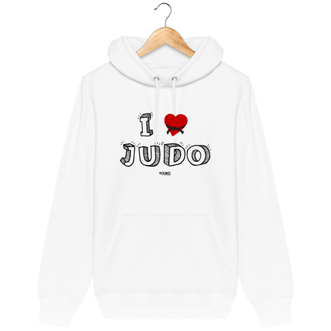 SWEAT SHIRT CAPUCHE HOMME - I LOVE JUDO Tunetoo