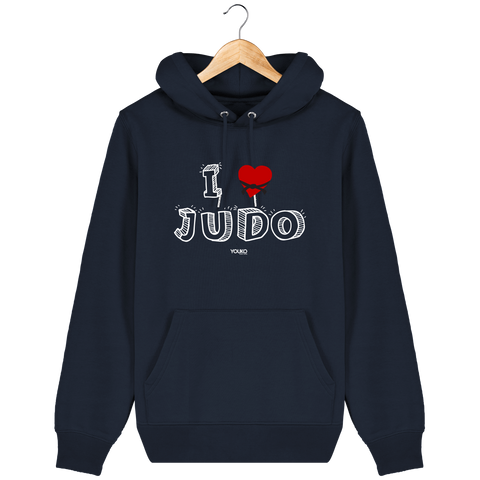 SWEAT SHIRT CAPUCHE HOMME - I LOVE JUDO Tunetoo