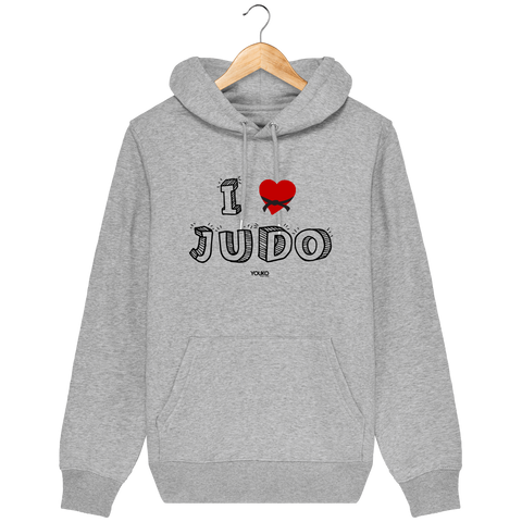 SWEAT SHIRT CAPUCHE HOMME - I LOVE JUDO Tunetoo